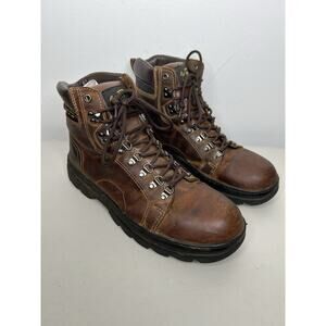 AdTec Work Boots Lace Up Oil Tanned Leather Water Resistant Brown Men’s Size 12